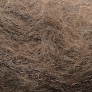 Isager Silk mohair farve 7s brun m sort silke